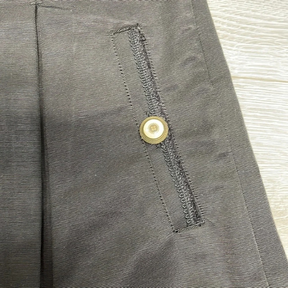 NWT BCBGMAXAZRIA Kailin Pleated Skirt Black Gold Chain 2 - Picture 7 of 14